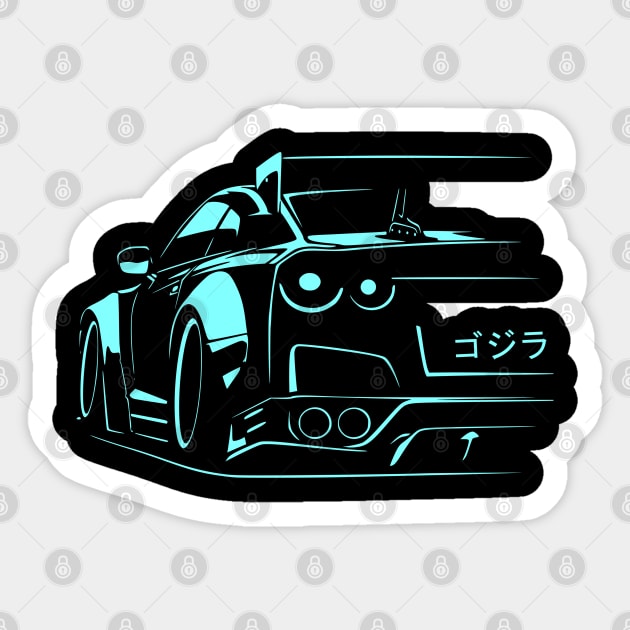 R35 GTR Skyline JDM Tuning Car Sticker by Automotive Apparel & Accessoires